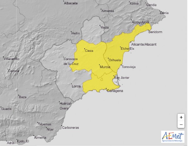 Activado el dispositivo municipal ante el aviso amarillo por tormentas