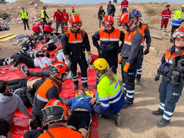 Simulacro del Aeropuerto Internacional de la Región de Murcia