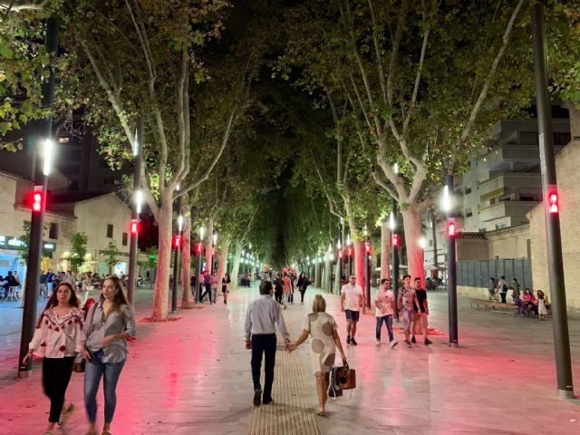 Calles y edificios emblemáticos de la ciudad de Murcia se iluminarán con los colores de la bandera de España en apoyo a la selección Española