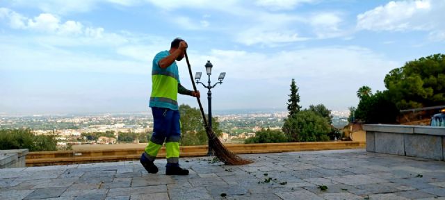 Un dispositivo de 86 operarios se encargará de la limpieza viaria en la Romería de la Fuensanta