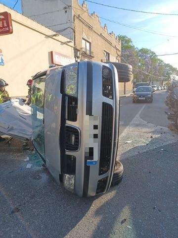 Hombre gravemente herido en accidente de tráfico en Beniaján, Murcia