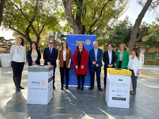 Rotary Club instalará 500 papeleras de cartón en barracas y espacios públicos durante las Fiestas de Primavera