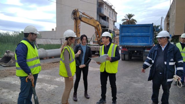 La conexión del colector de la avenida del Progreso con el Perimetral Sur permitirá aumentar la capacidad de evacuación de la red en episodios de lluvia intensas