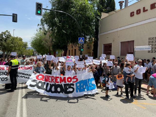 El Colegio San José vuelve a protestar contra el Plan de Movilidad