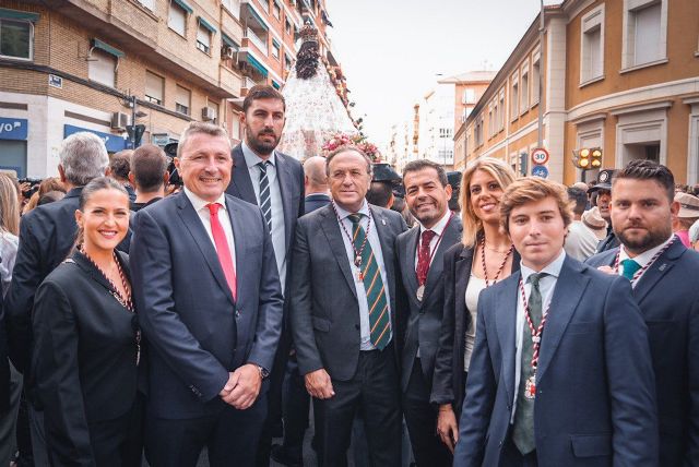 Antelo destaca 'nuestra cultura y tradiciones' durante la despedida de la Virgen de la Fuensanta