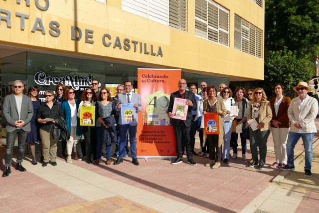 Murcia celebra el 40 aniversario de los Centros Culturales con un programa que destaca el papel de la mujer en la actividad sociocultural de estos espacios