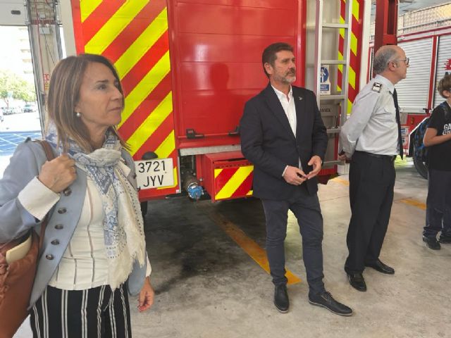 Cerca de 2.000 alumnos visitarán el parque de Bomberos del Ayuntamiento de Murcia