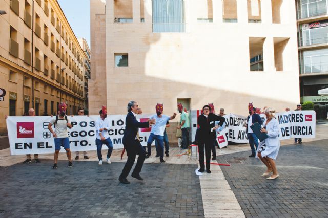 El SIME denuncia las trabas del Ayuntamiento de Murcia a la realización de las concentraciones del sindicato aprobadas por la delegación del gobierno