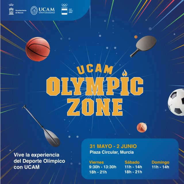 La Plaza Circular se transforma en la UCAM Olympic Zone con actividades para toda la familia