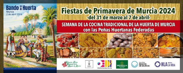Las Peñas Huertanas promocionan la cocina tradicional de la huerta durante las Fiestas de Primavera 2024